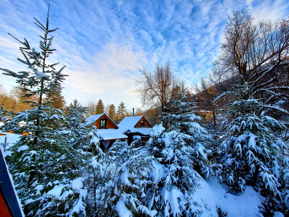 Domek w górach jacuzzi rzeka ferie Beskidy Brenna Ustroń Wisła