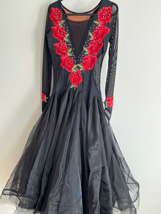 Плаття для бальних танців (стандарт) для дівчинки р.150