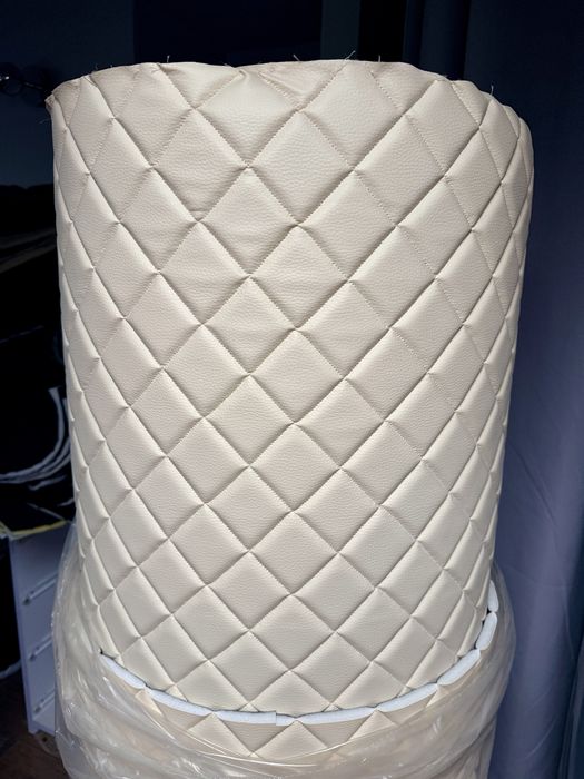 Pikowana  ekoskóra  na piance 10mm