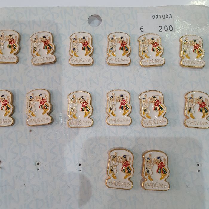 Pin de coleção alusivos à ilha da Madeira