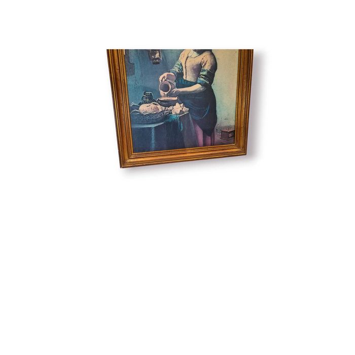 Quadro Decorativo– A Leiteira de Johannes Vermeer |Reprodução Clássica