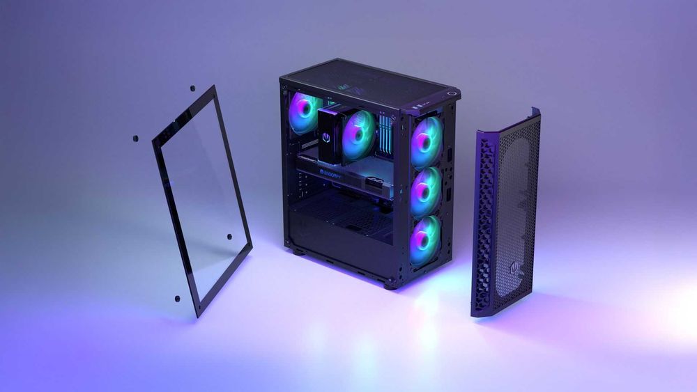KOMPUTER GAMING PRO | AMD Ryzen 5 7500F | RTX 5070 12GB | 32GB DDR5 | SSD 1TB | Win 11 | ARGB
