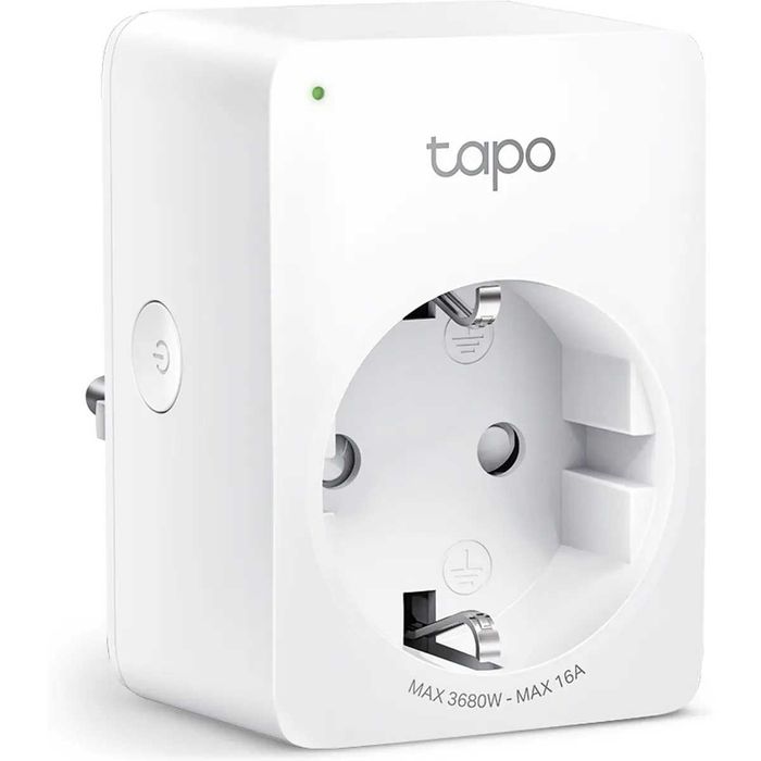 TP-Link Tapo P110 - Mini Tomada Inteligente Wi-Fi com Monitorização Consumo de Energia - 3680W 16A