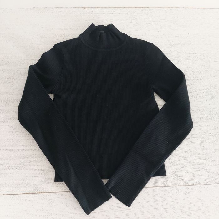 Bluzka biała króliczek H&M Cool Club półgolf rozm. 140