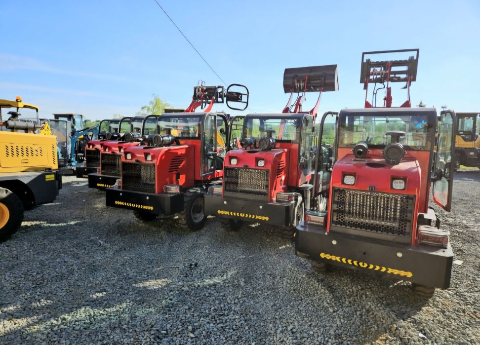 Ładowarka przegubowa  KRÜGER JCA  4x4 ,2.2 tony.  nowa HYDROSTAT  W-wa. Raty