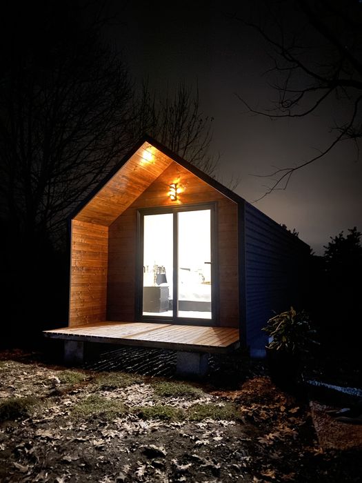 Bungalow 22m2, casa de madeira