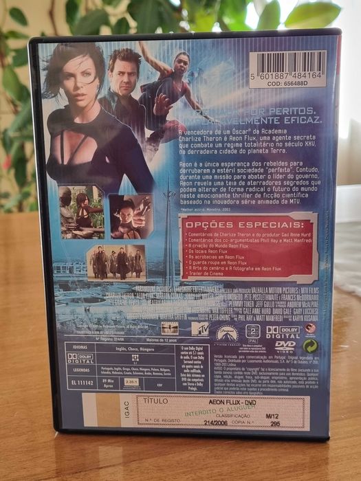 Vendo DVD Filme Ficção Científica "AEONFLUX" ( c/ Charlize Theron) !