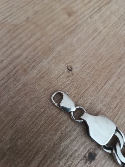 Srebrna bransoleta 925 Garibaldi 51,6 gr