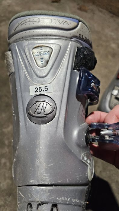 Buty narty spodnie narciarskie