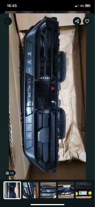 Saida de ar central BMW F40 118i de 2021