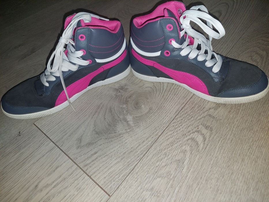 Wysokie adidasy puma dla dziewczynki r.37 1/2