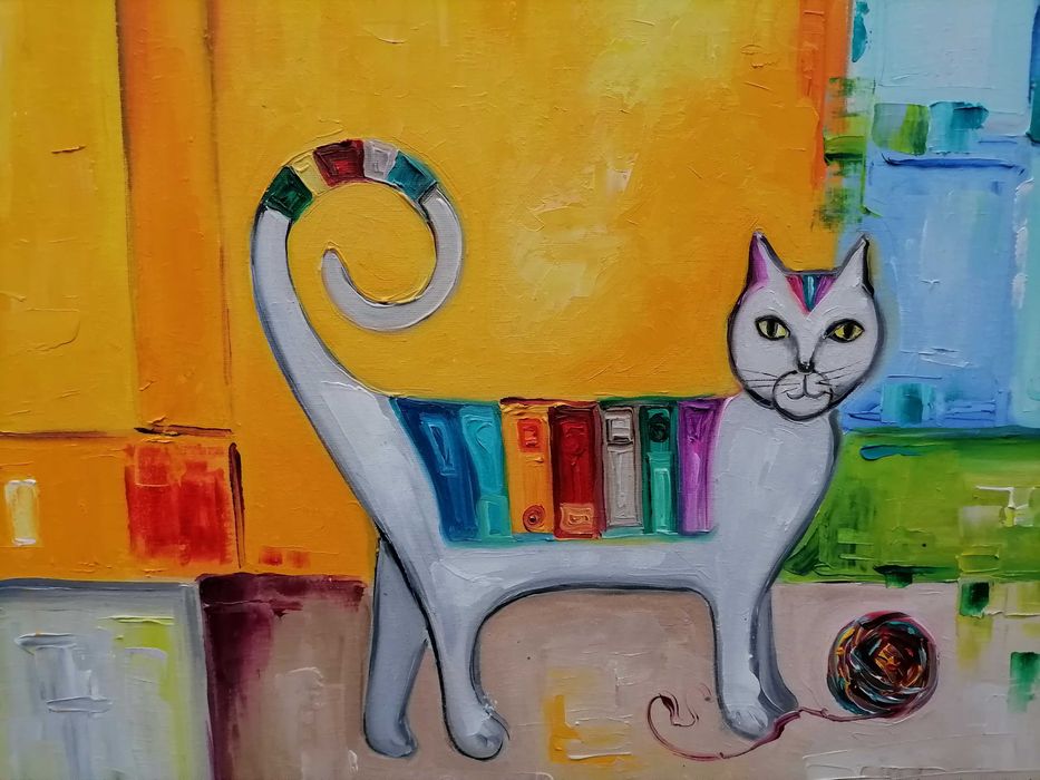 Obraz olejny, Ewa Boińska, 50/40, certyfikat