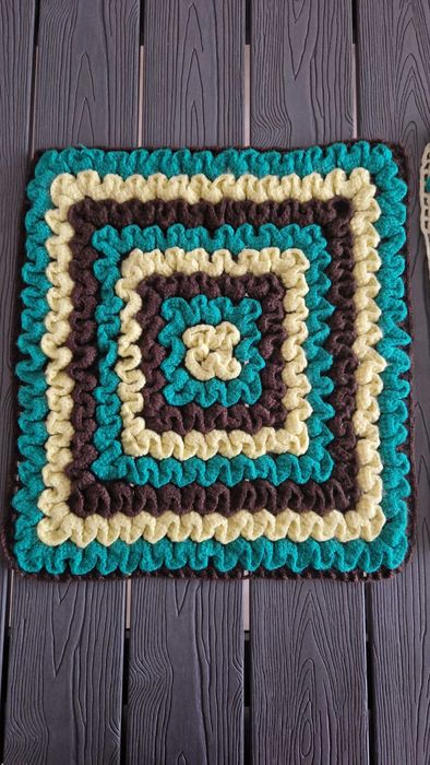 2 Frentes de capa almofada artesanal tricotada à mão - Tricot