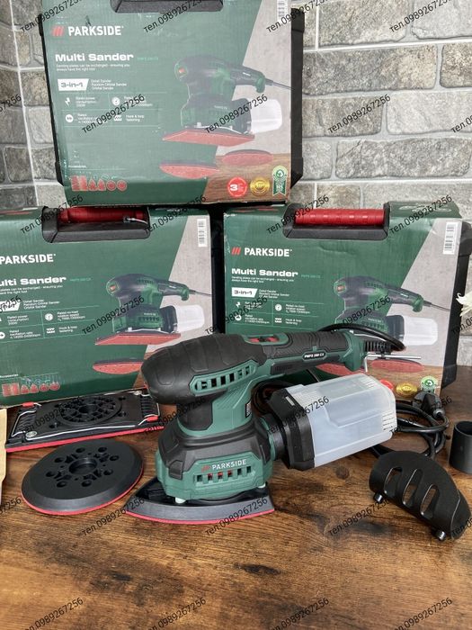 Шліфмашинка, ексцентрикова, шліфмашина эксцентриковая Parkside