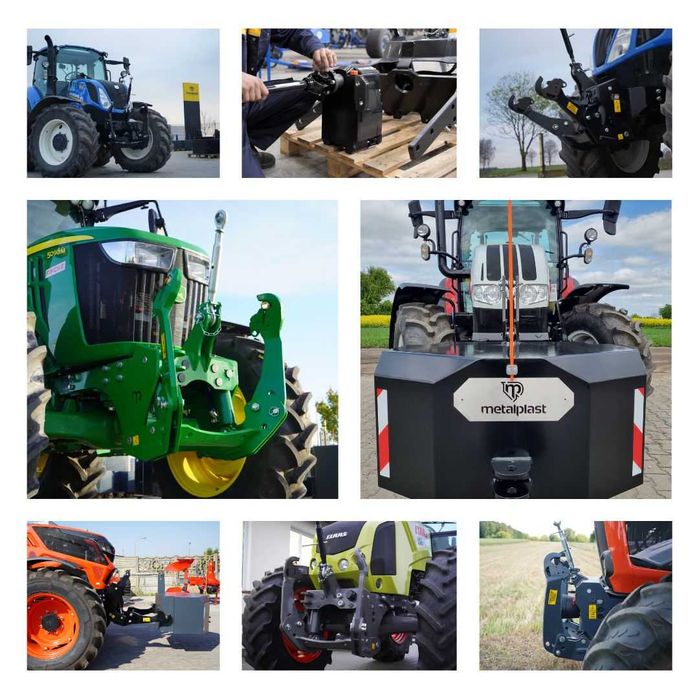 przedni TUZ do ciągnika - producent - Metal-Plast - duża baza modeli