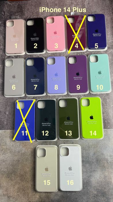 Full Чехол Silicone Case iPhone 14 14 Plus + 14 Pro Max Айфон