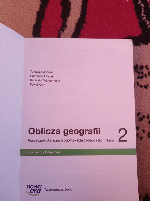 Oblicza geografii kl 2 podręcznik