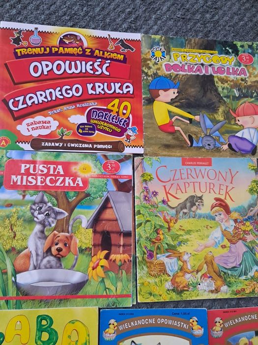 Zestaw 8 książeczek dla dzieci