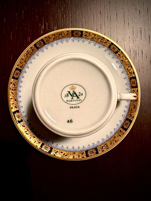 Vista Alegre 6 chávenas de café serviço Praga