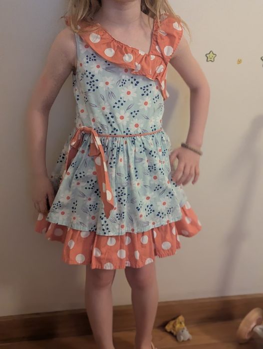 Vestido floral menina