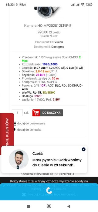 Kamera HQVISON hq-mp202812lt-ir-e