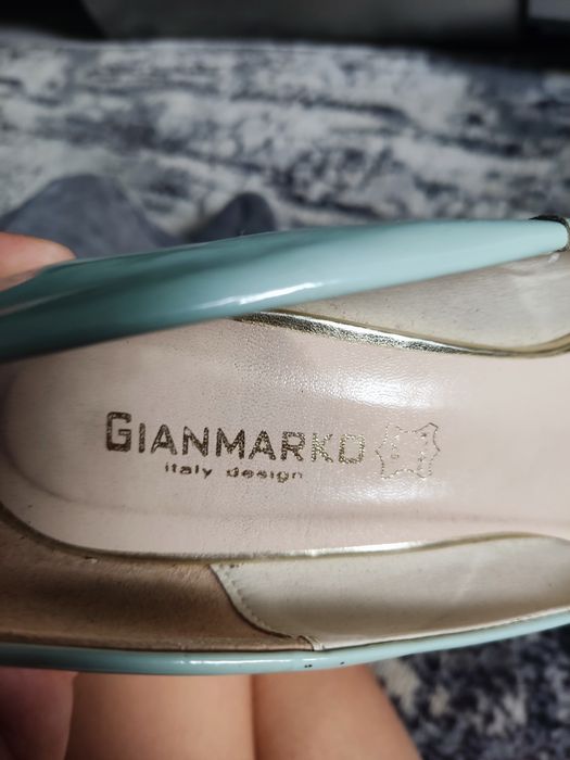Туфлі жіночі Gianmarko м'ятного кольору