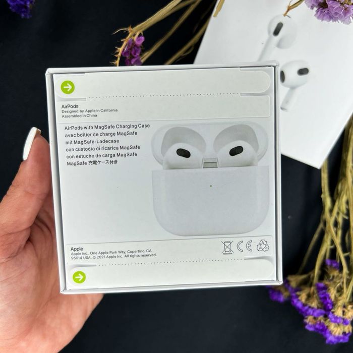 Навушники АірПодс 3 найкраща якість lux Premium+ подарунок