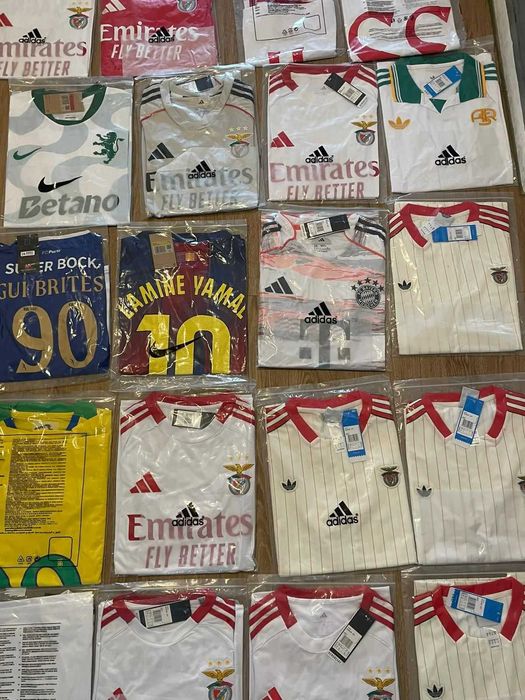 Camisolas de Futebol- Valor de Envio Incluído