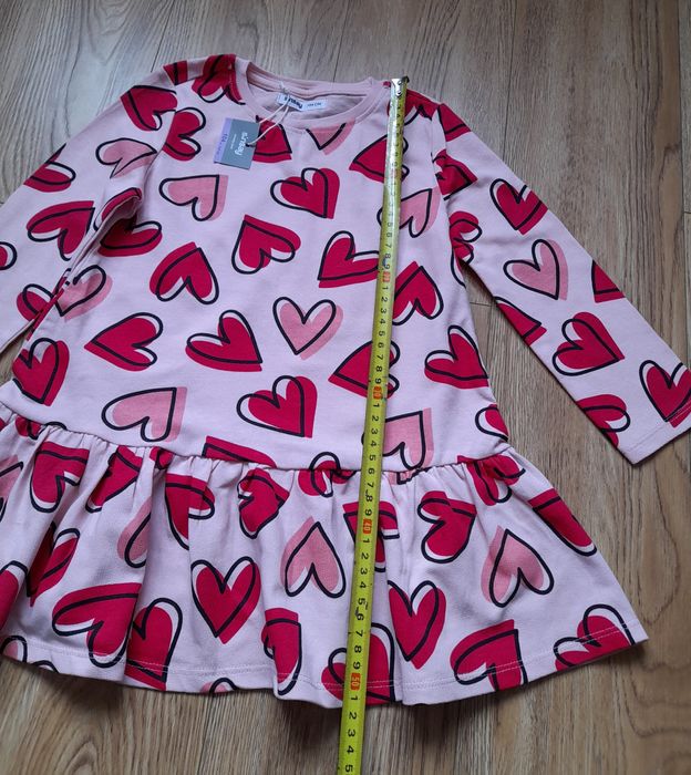 Сукня, плаття сердечки Sinsay 104см. 3-4р. Нова.