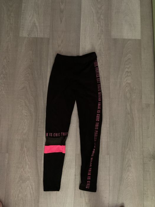 дитячі лосіни, лосіни на дівчинку чорні підоіткові лосіни