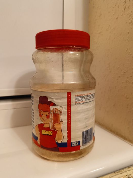 PRL dary z paczek NRD ddr Benco Kakao instant opakowanie vintage 80 te
