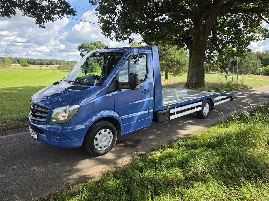 Autolaweta  Mercedes Sprinter  319 3.0 V6 Klima HAK 3500 Navi Tempomat  Webasto  Oryginał lakier DE