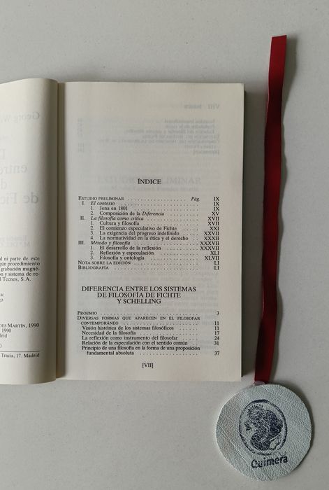 Diferencia entre los sistemas de filosofia de Fichte e Schelling