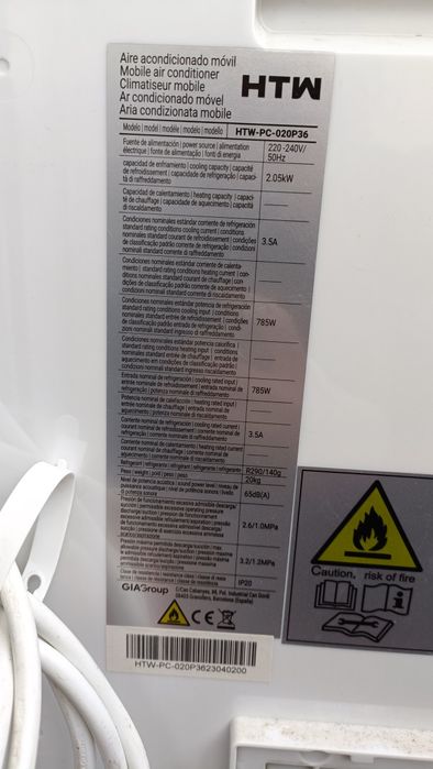 Ar condicionado portátil HTW
