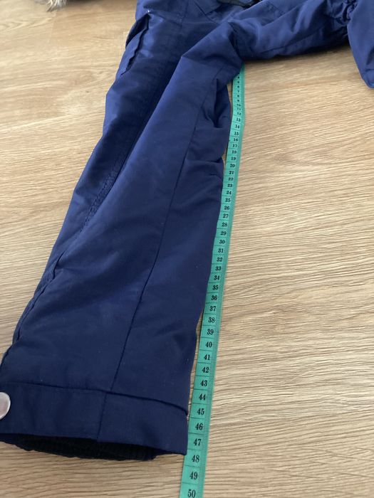 Granatowa kurtka parka Cubus S