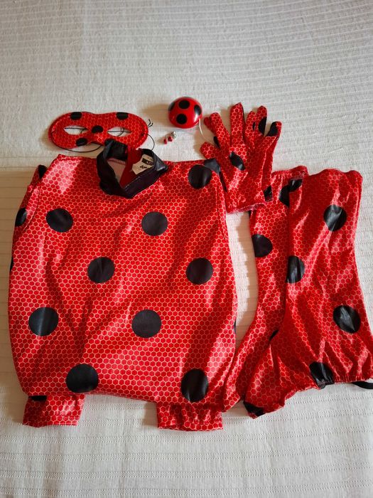 Fato Máscara / Disfarce Miraculus Ladybug T 9/ 11 Anos