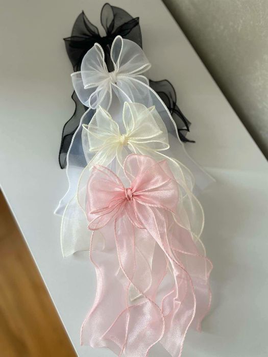 Резинки для волосся, бантики для волосся, заколки, обруч, прикраси