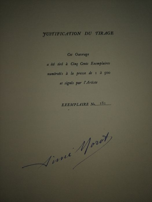 Livro antigo série limitada e assinado