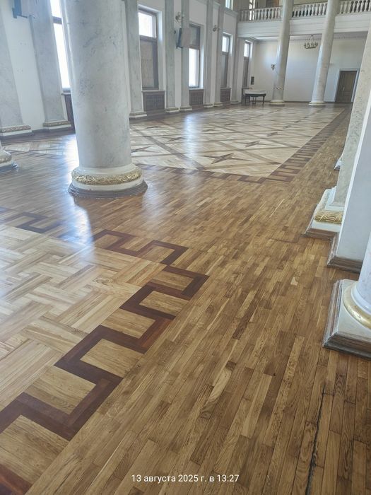 Циклёвка, шлифовка паркета, доски. Снятие краски. Паркетные работы.