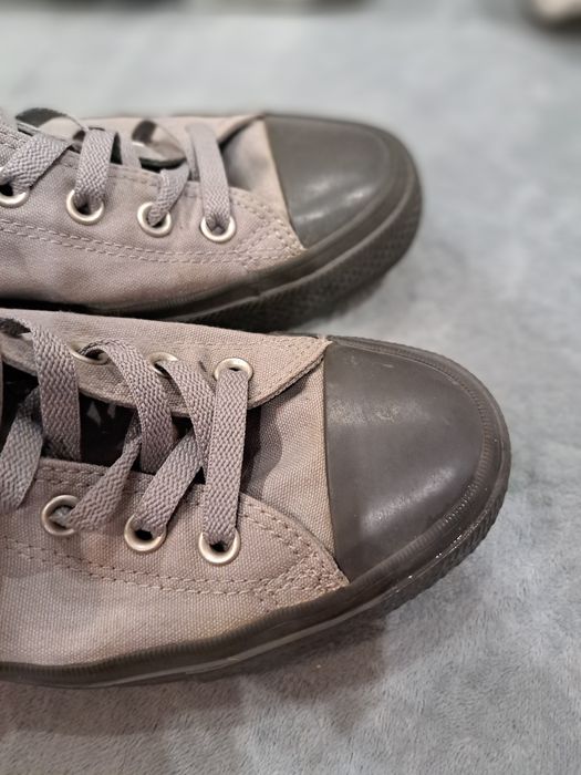 Szare wysokie trampki converse unisex 42,5 - 27,5cm