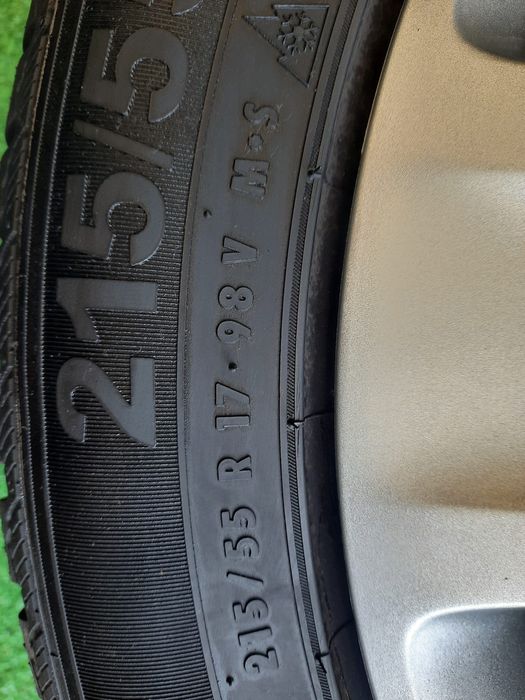 Koła zimowe strukturalne 17 5×115 Opel Astra J Insignia B Zafira C Amper Cascada Orginał Nowe