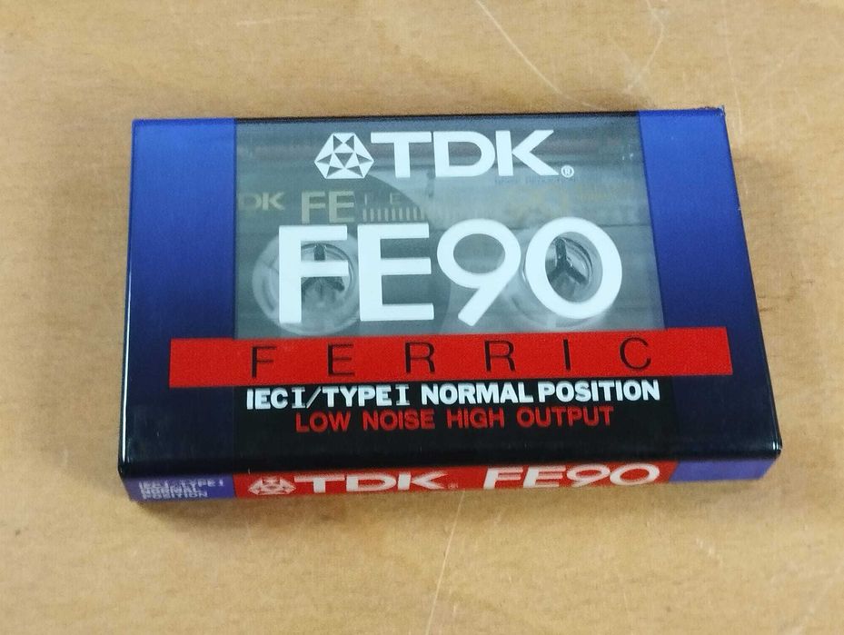Cassete TDK FE90 Ferric IECI/TYPE 1