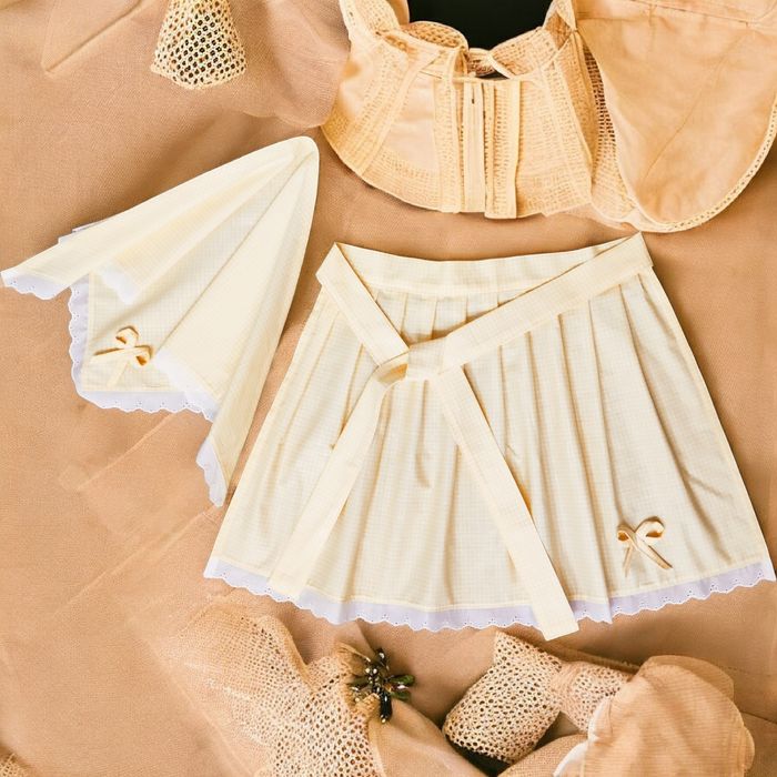 Fartuszek i chusta folk ludowy dziecięcy