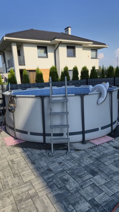 Basen Bestway 5618W/ 396cm x 122 cm - jak nowy/ miesiąc użytkowany