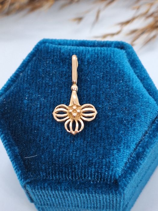 Elegancka zawieszka ze złota, złoto 583