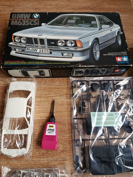 1986 р. Колекційна авто БМВ. Модель BMW M 635CSI.