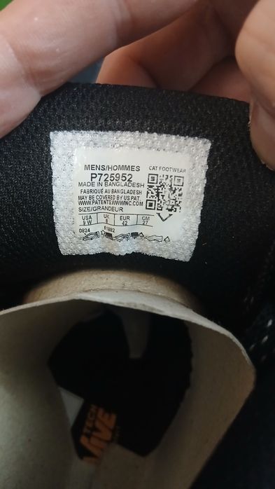 Черевики Caterpillar Threshold Chukka 42 Black