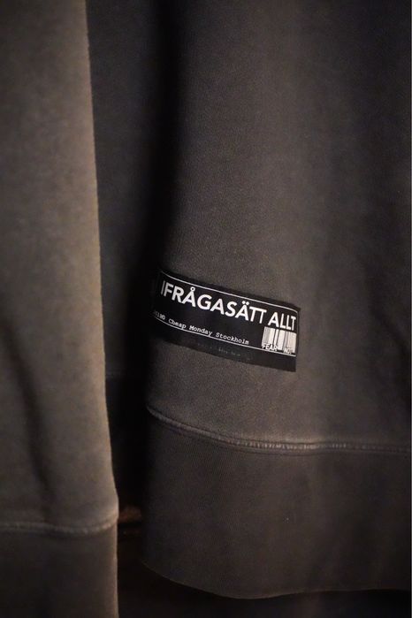 Сіра толстовка оверсайз Cheap monday