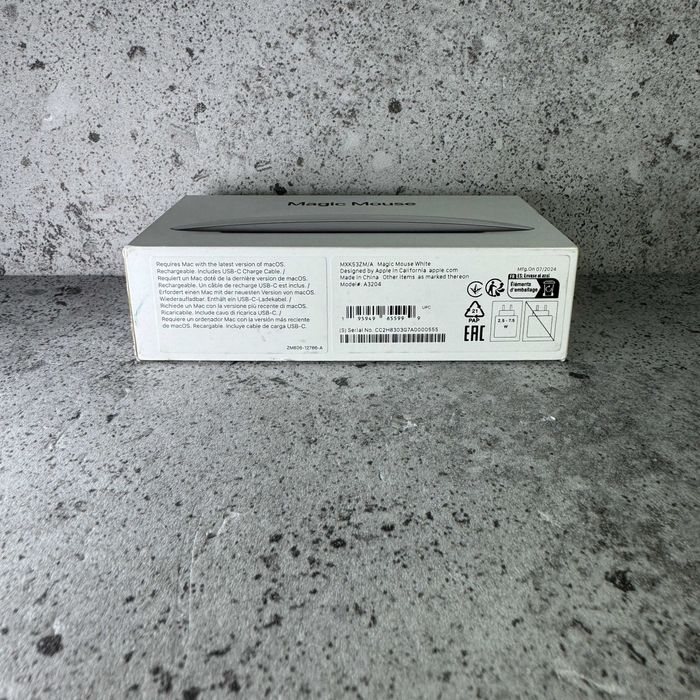 Apple Magic Mouse (USB-C), A3204 | ORYGINALNA |