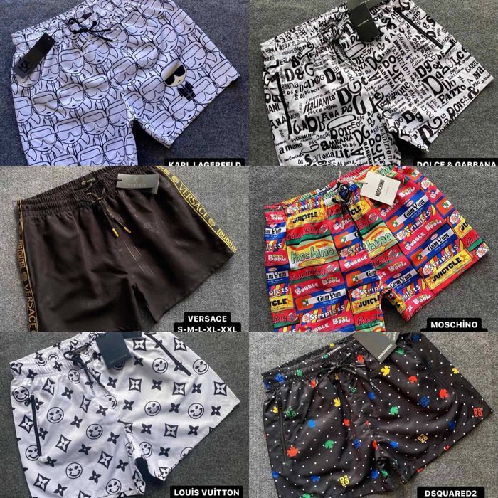 55-67кг!! РАСПРОДАЖА! Шорты пляжные для бассейна мужские hugo boss